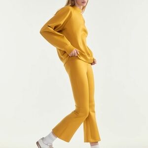 NWT - Cynthia Rowley Boot Cut BONDED SWEATPANTS